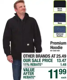 Menards Premium Hoodie offer