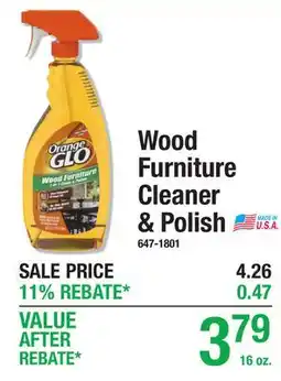 Menards Wood Furniture Cleaner & Polish offer