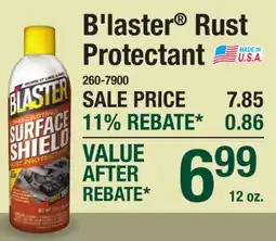 Menards B'laster Rust Protectant offer