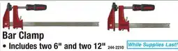 Menards Bar Clamp offer