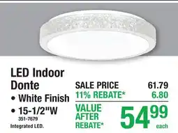 Menards Patriot Lighting LED Indoor Donte offer