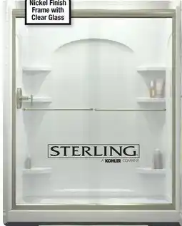 Menards Finesse Shower Door offer