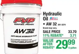 Menards Hydraulic Oil AW 32 offer