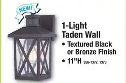 Menards 1-Light Taden Wall OUTDOOR DECORATIVE MOTION LIGHTS offer