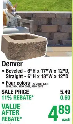Menards Denver offer