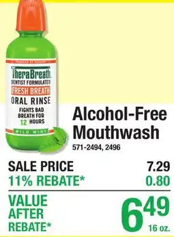 Menards Alcohol-Free Mouthwash offer