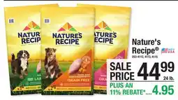 Menards Nature's Recipe offer