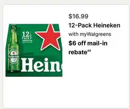 Walgreens 12-Pack Heineken offer