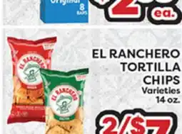 Torres Supermercado EL RANCHERO TORTILLA CHIPS offer