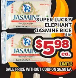 Torres Supermercado SUPER LUCKY ELEPHANT JASMINE RICE offer