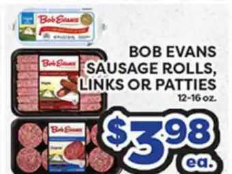 Torres Supermercado BOB EVANS SAUSAGE ROLLS, LINKS OR PATTIES offer