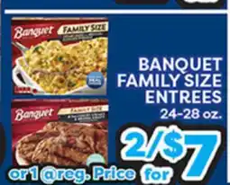 Torres Supermercado BANQUET FAMILY SIZE ENTREES offer