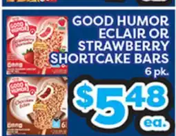 Torres Supermercado GOOD HUMOR ECLAIR OR STRAWBERRY SHORTCAKE BARS offer