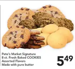 Pete's Fresh Market Pete's Market Signature 8 ct. Fresh Baked COOKIES offer