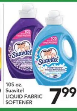 Pete's Fresh Market 105 oz. Suavitel LIQUID FABRIC SOFTENER offer