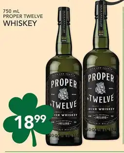 Pete's Fresh Market 750 mL PROPER TWELVE WHISKEY offer