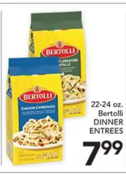 Pete's Fresh Market 22-24 oz. Bertolli DINNER ENTREES offer
