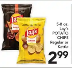 Pete's Fresh Market 5-8 oz. Lay's POTATO CHIPS offer