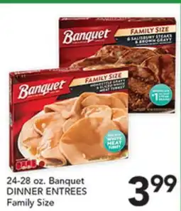 Pete's Fresh Market 24-28 oz. Banquet DINNER ENTREES offer