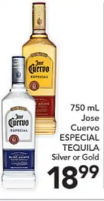 Pete's Fresh Market 750 mL Jose Cuervo ESPECIAL TEQUILA Silver or Gold offer