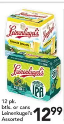 Pete's Fresh Market Leinenkugel's Assorted offer