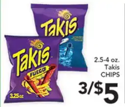 Pete's Fresh Market 2.5-4 oz. Takis CHIPS offer