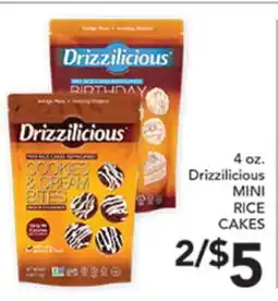 Pete's Fresh Market 4 oz. Drizzilicious MINI RICE CAKES offer