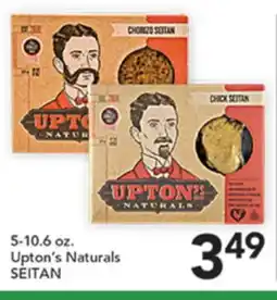 Pete's Fresh Market 5-10.6 oz. Upton's Naturals SEITAN offer