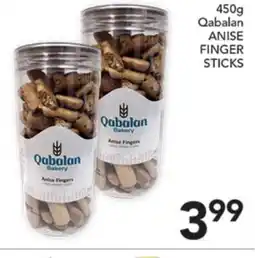 Pete's Fresh Market 450g Qabalan ANISE FINGER STICKS offer