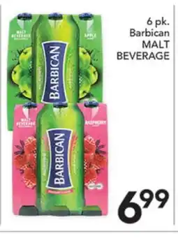 Pete's Fresh Market 6 pk. Barbican MALT BEVERAGE offer