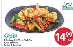 Pete's Fresh Market 2 lb. bag 21-25 ct. Tail-On RAW SHRIMP offer