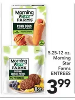 Pete's Fresh Market Morning Star Farms ENTREES offer