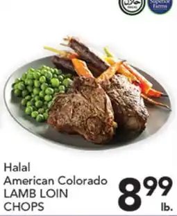 Pete's Fresh Market Halal American Colorado LAMB LOIN CHOPS offer