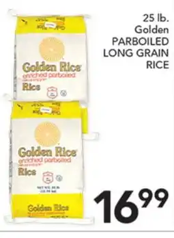 Pete's Fresh Market 25 lb. Golden PARBOILED LONG GRAIN RICE offer