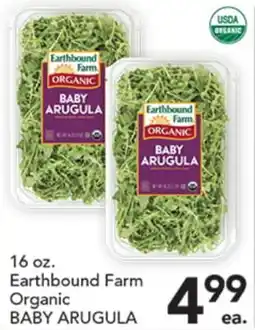 Pete's Fresh Market 16 oz. Earthbound Farm Organic BABY ARUGULA offer
