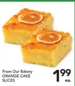 Pete's Fresh Market From Our Bakery ORANGE CAKE SLICES offer