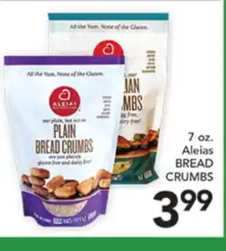 Pete's Fresh Market 7 oz. Aleias BREAD CRUMBS offer