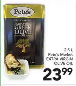 Pete's Fresh Market Pete's Market EXTRA VIRGIN OLIVE OIL offer