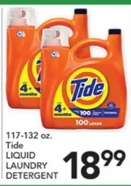 Pete's Fresh Market 117-132 oz. Tide LIQUID LAUNDRY DETERGENT offer