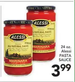 Pete's Fresh Market 24 oz. Alessi PASTA SAUCE offer