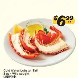 Winn Dixie Cold Water Lobster Tail offer