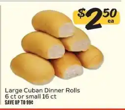 Winn Dixie Large Cuban Dinner Rolls offer