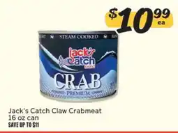 Winn Dixie Jack's Catch Claw Crabmeat offer