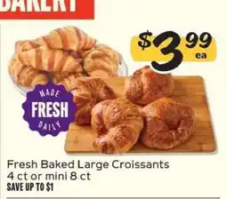 Winn Dixie Fresh Baked Large Croissants offer