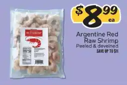 Winn Dixie Argentine Red Raw Shrimp offer