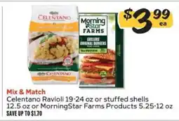 Winn Dixie Celentano Ravioli or MorningStar Farms Products offer