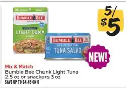 Winn Dixie Bumble Bee Chunk Light Tuna offer