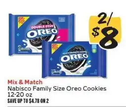 Winn Dixie Nabisco Family Size Oreo Cookies offer