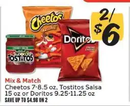 Winn Dixie Cheetos, Tostitos Salsa, or Doritos offer
