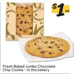 Winn Dixie Fresh Baked Jumbo Chocolate Chip Cookie offer